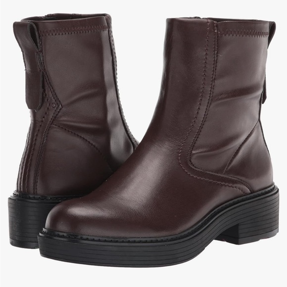 Franco Sarto Karbon Faux Leather Ankle Boots - Picture 1 of 9